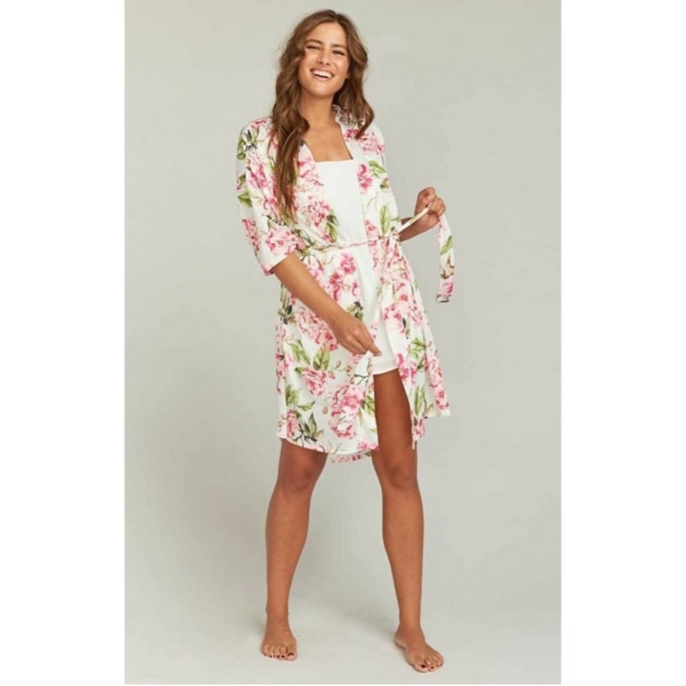 Show me your mumu floral robe kimono XL